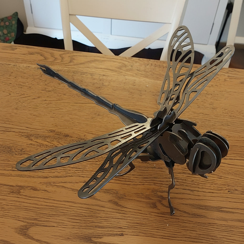 Dragonfly 3D in plate steel