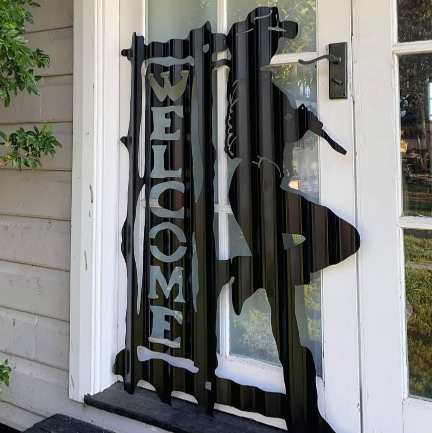 Cowgirl Welcome Sign