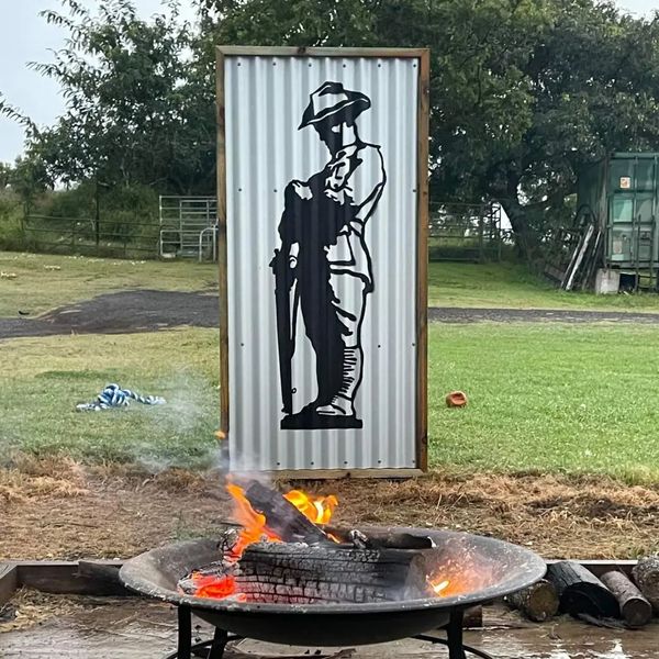 Anzac Digger Memorial Panel
