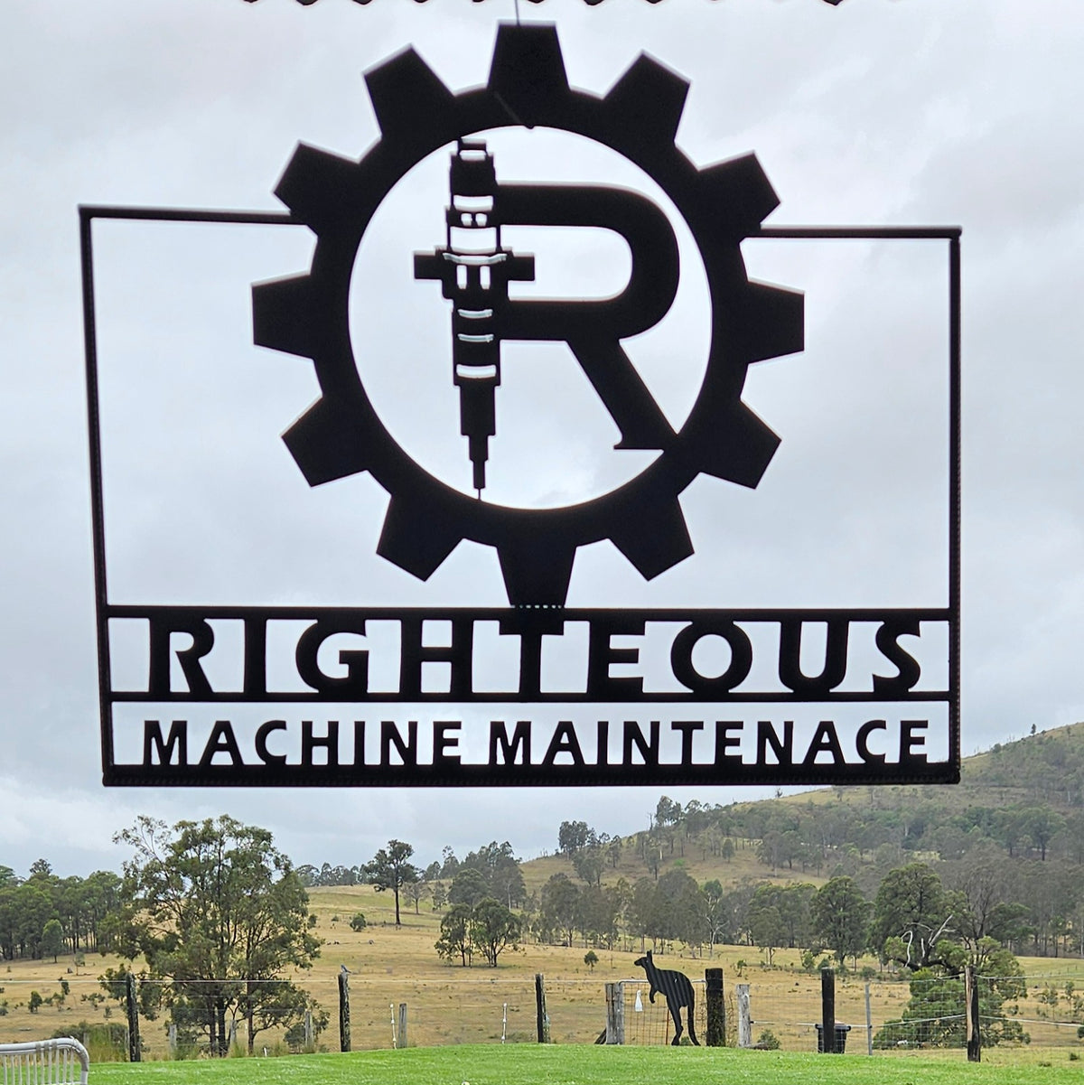 Custom Business Sign Righteous