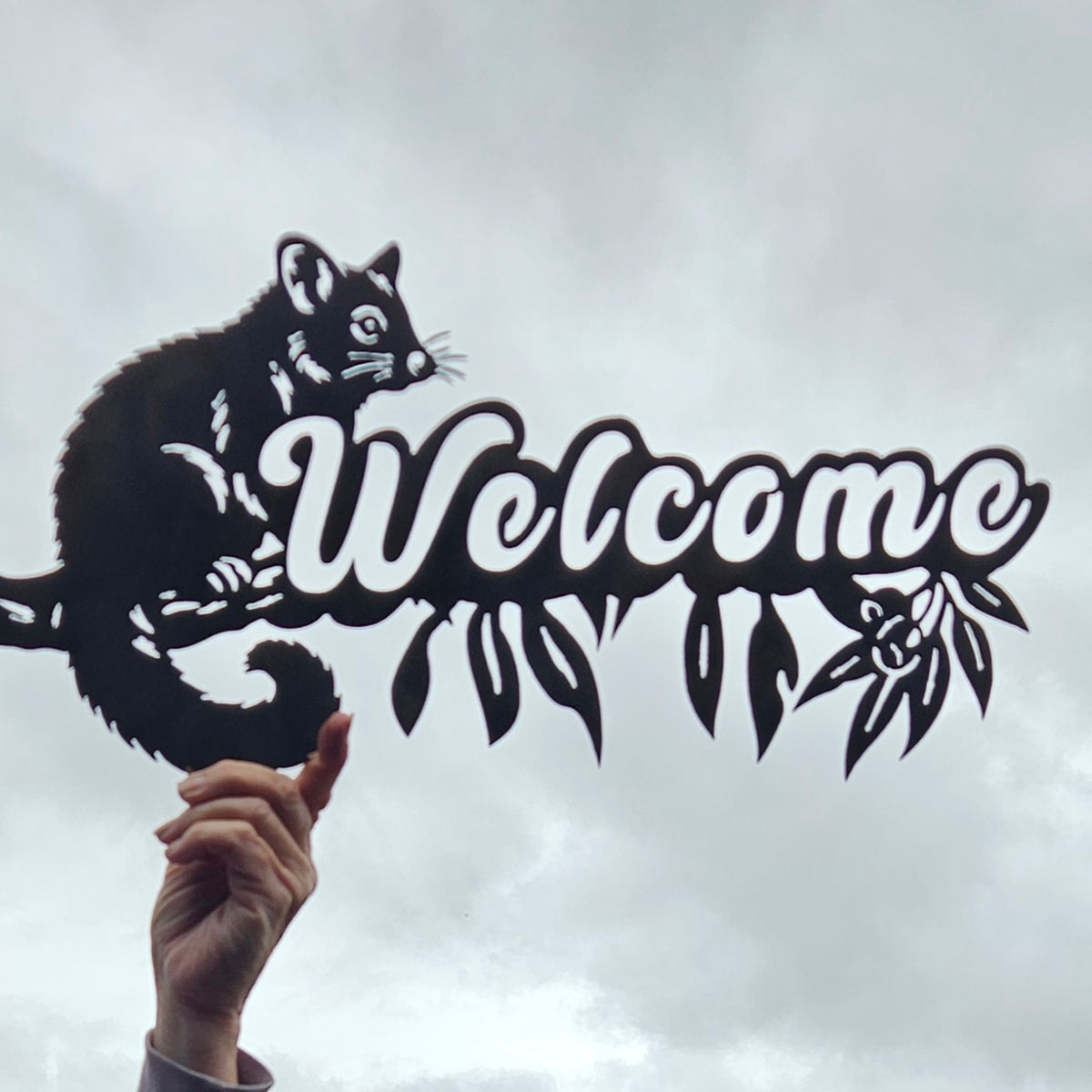 Possum Welcome Sign