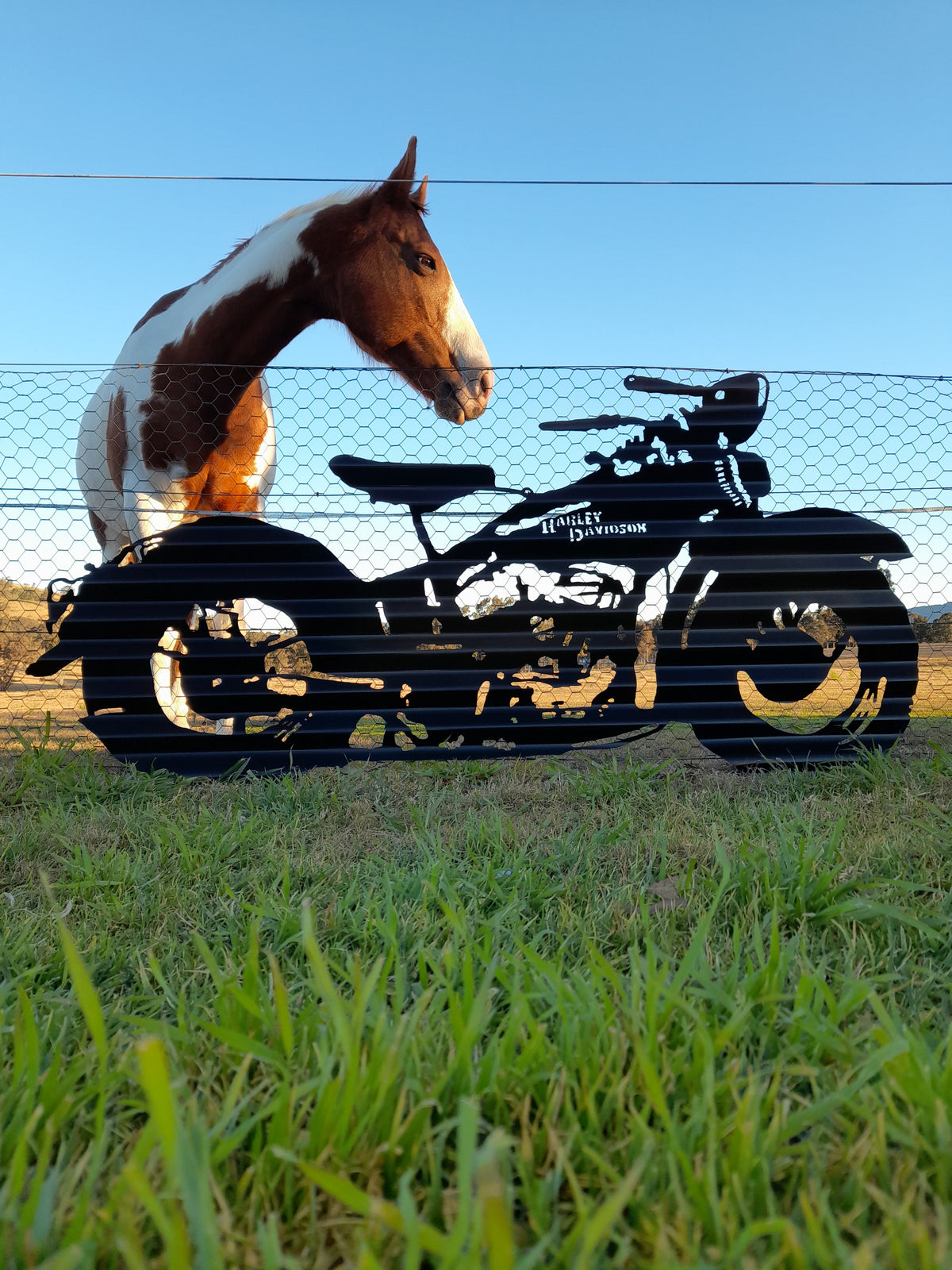 WLA Harley cut from steel