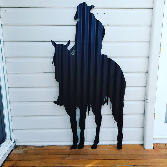 Cowboy and Horse Wall Art