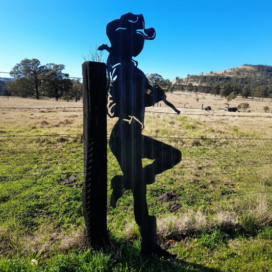 Cowgirl with riding crop