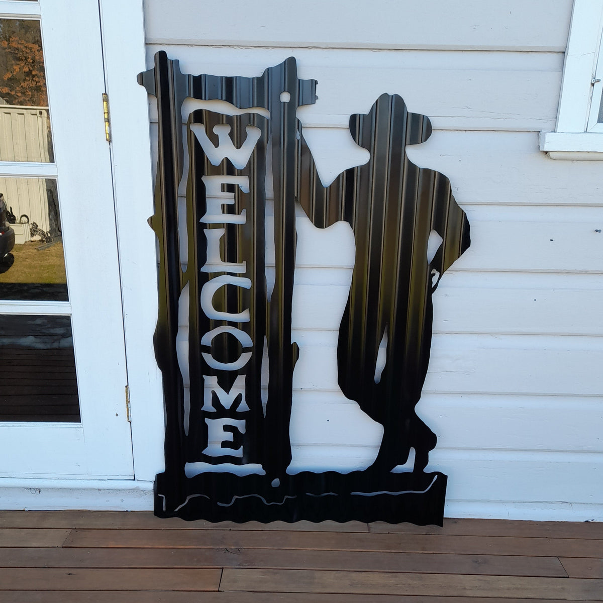 Cowboy Welcome Sign