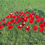 Anzac Poppy Garden Stake