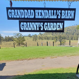 Custom Text Sign
