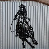 Cutting Horse and Rider
