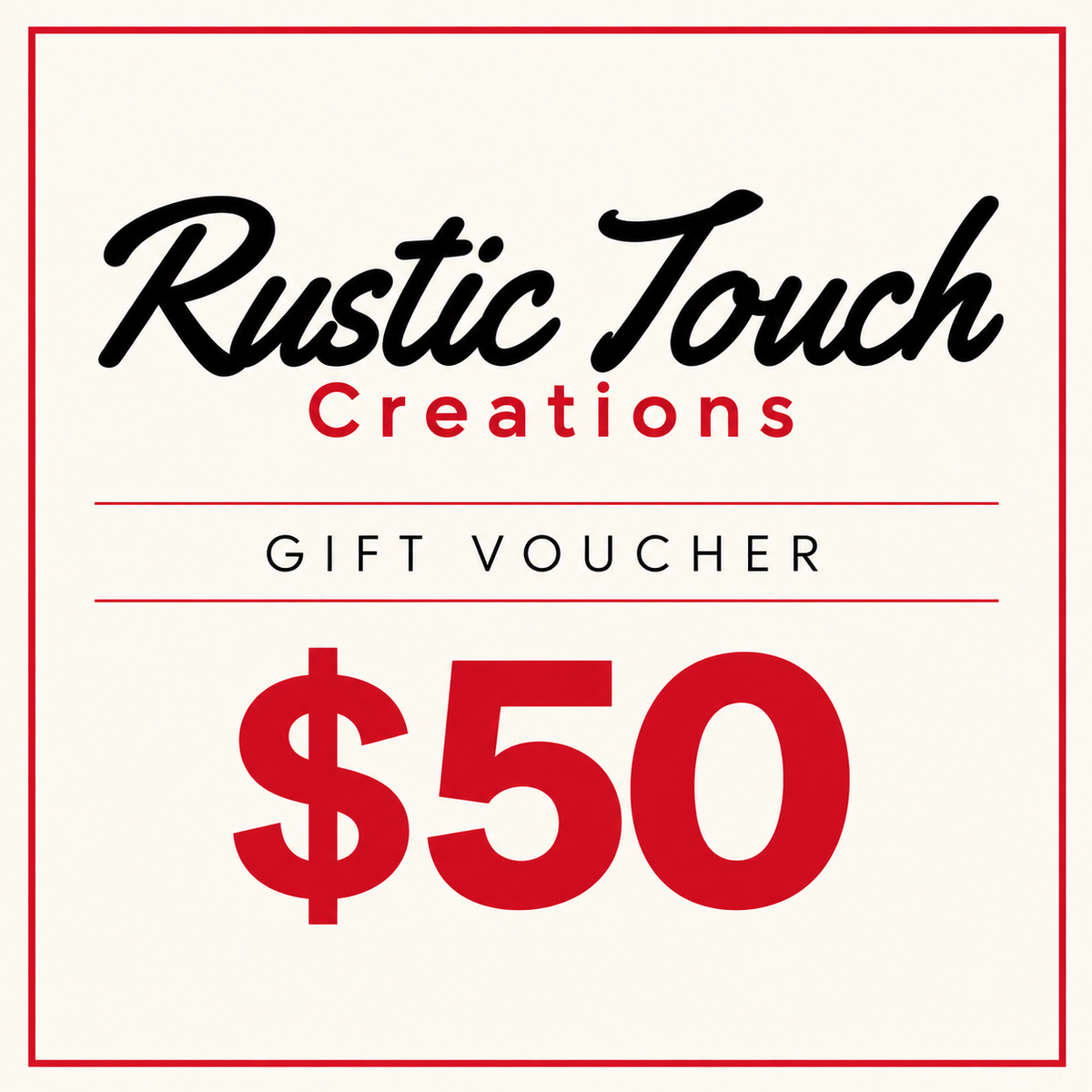 Gift Voucher $50