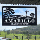 Amarillo Farm Sign