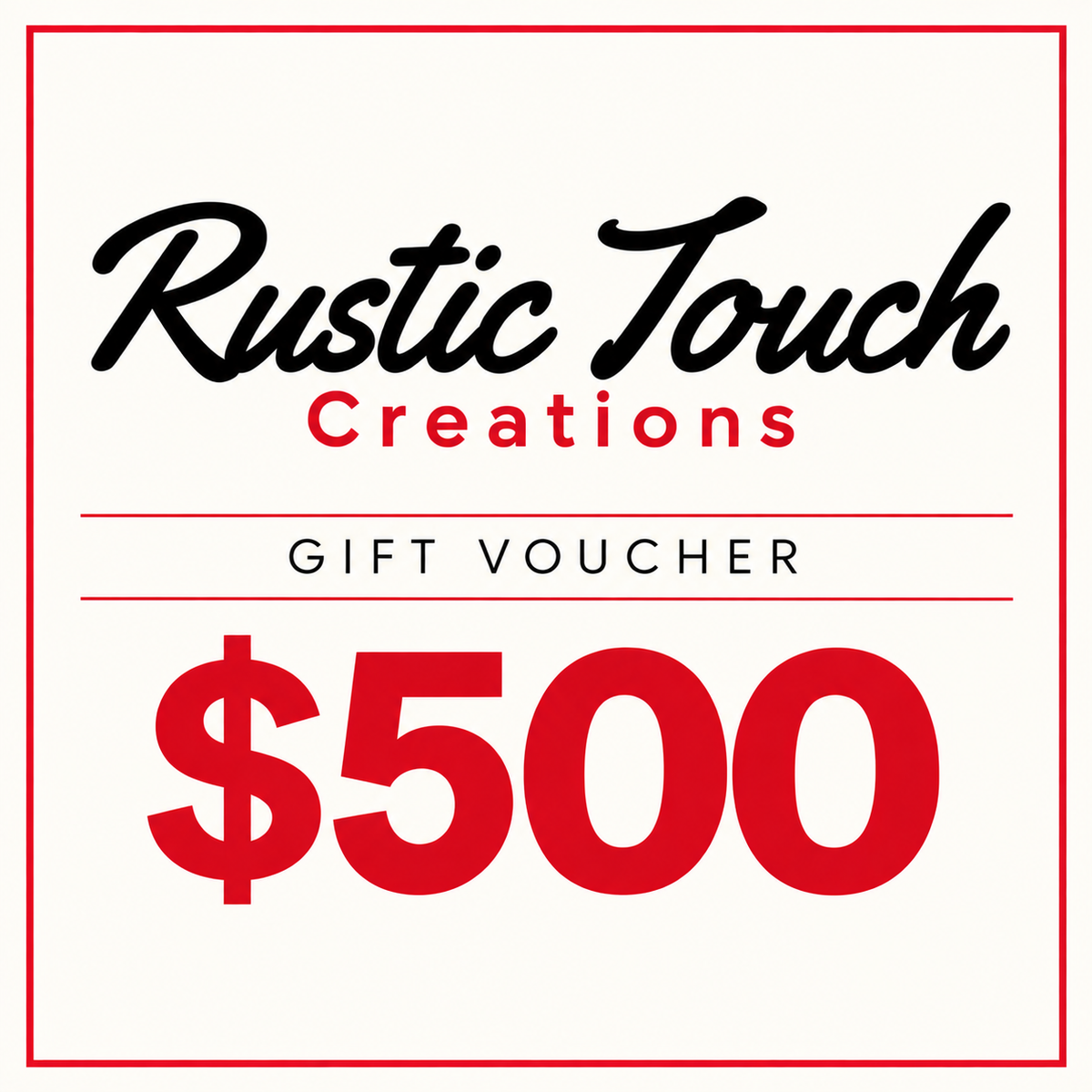 Gift Voucher $500