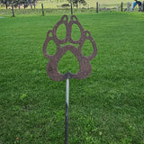 Pet Paw Memorial Marker