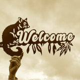 Possum Welcome Sign
