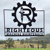 Custom Business Sign Righteous